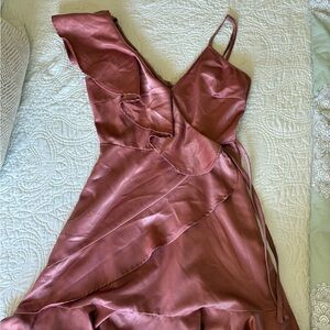 Jack by BB Dakota Asymmetrical Rose Dress